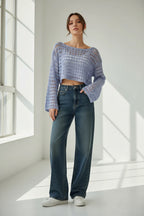 Women’s crochet knit beach