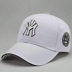 Unisex embroidered snapback baseball cap from FitiqueFit, featuring a classic sun hat design and adjustable snap closure.