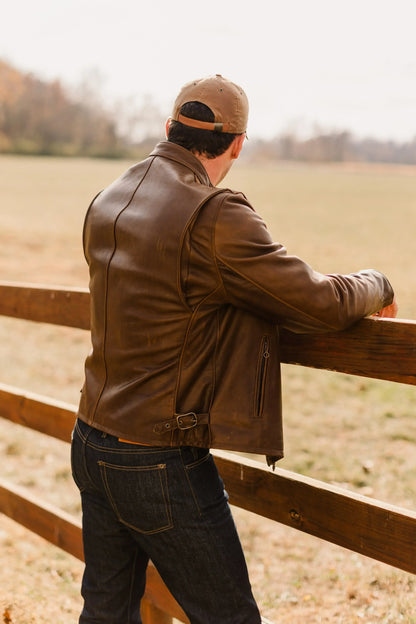 Schott x Ball and Buck Perfecto Leather Jacket - Plush Fashion Hub