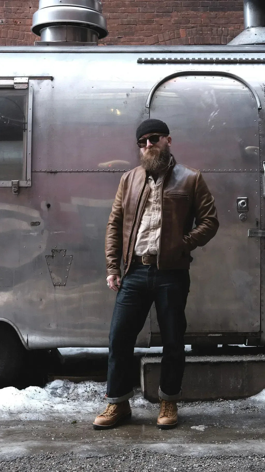 Schott x Ball and Buck Perfecto Leather Jacket - Plush Fashion Hub