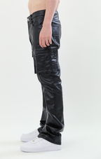 ARMOR JEANS ASJ8069 Metallica Dip Stacked Jeans, men's denim pants with a stylish stacked design and metallic accents.