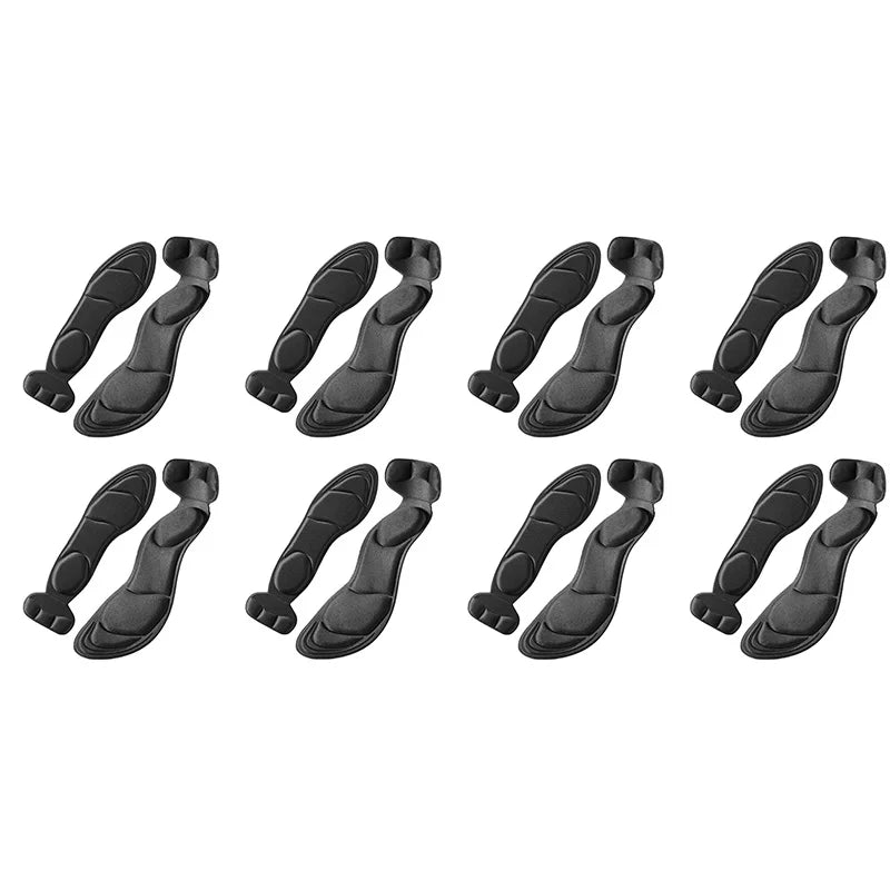 Memory foam insoles for women’s high-heel shoes by Plush Fashion Hub, anti-slip, breathable, cutable, and heel protection shoe pads.