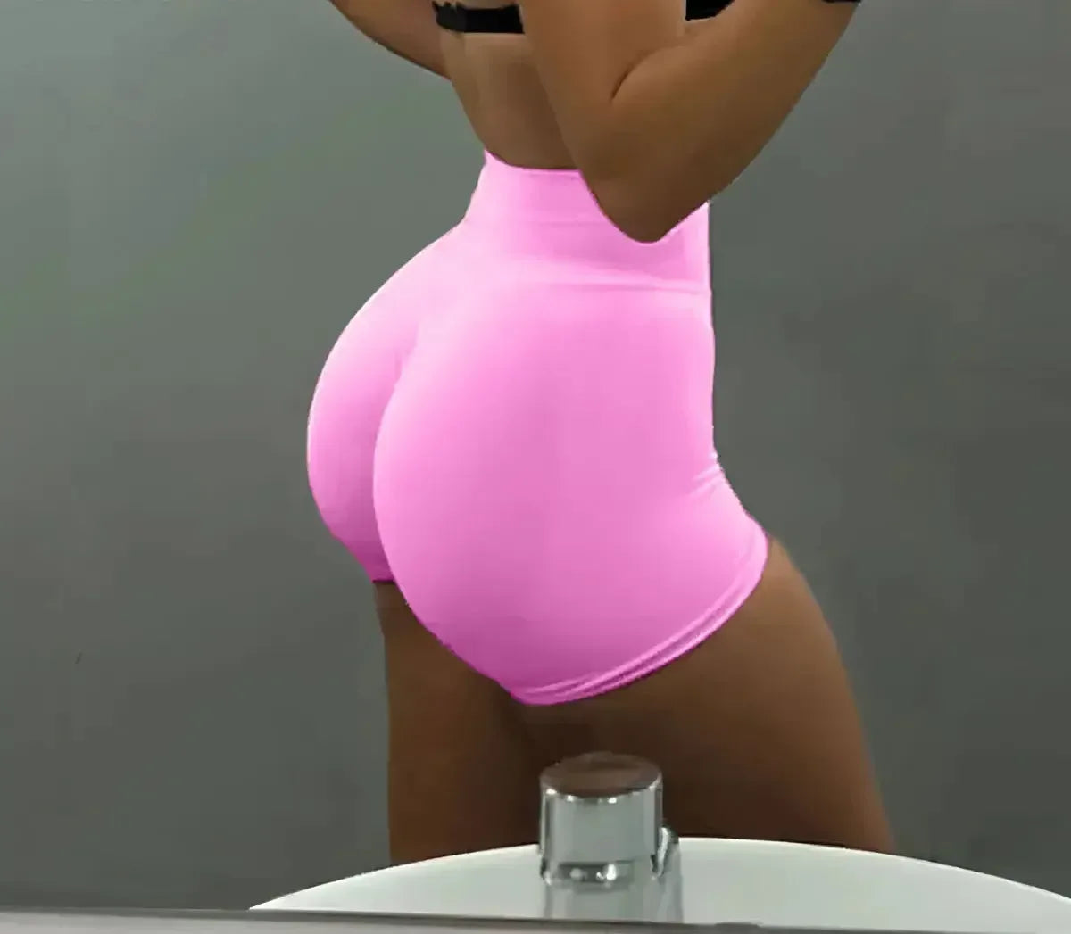 Seamless 4.5" Gym Shorts Woman Scrunch Butt Fitness - Plush Fashion Hub