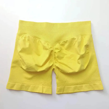 Seamless 4.5" Gym Shorts Woman Scrunch Butt Fitness - Plush Fashion Hub