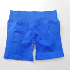 Women's seamless scrunch butt gym shorts by NCLAGEN Gym Wear, designed for high-performance fitness and yoga workouts.