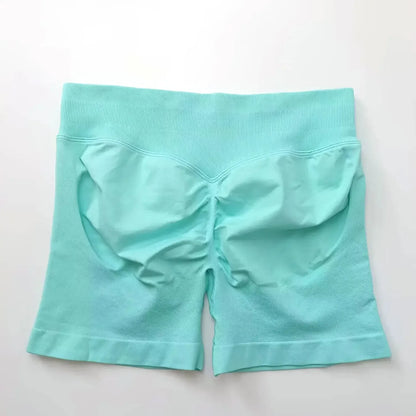Seamless 4.5" Gym Shorts Woman Scrunch Butt Fitness - Plush Fashion Hub