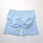 Women's seamless scrunch butt gym shorts for high-performance fitness and yoga by NCLAGEN Gym Wear, designed for comfort and style.