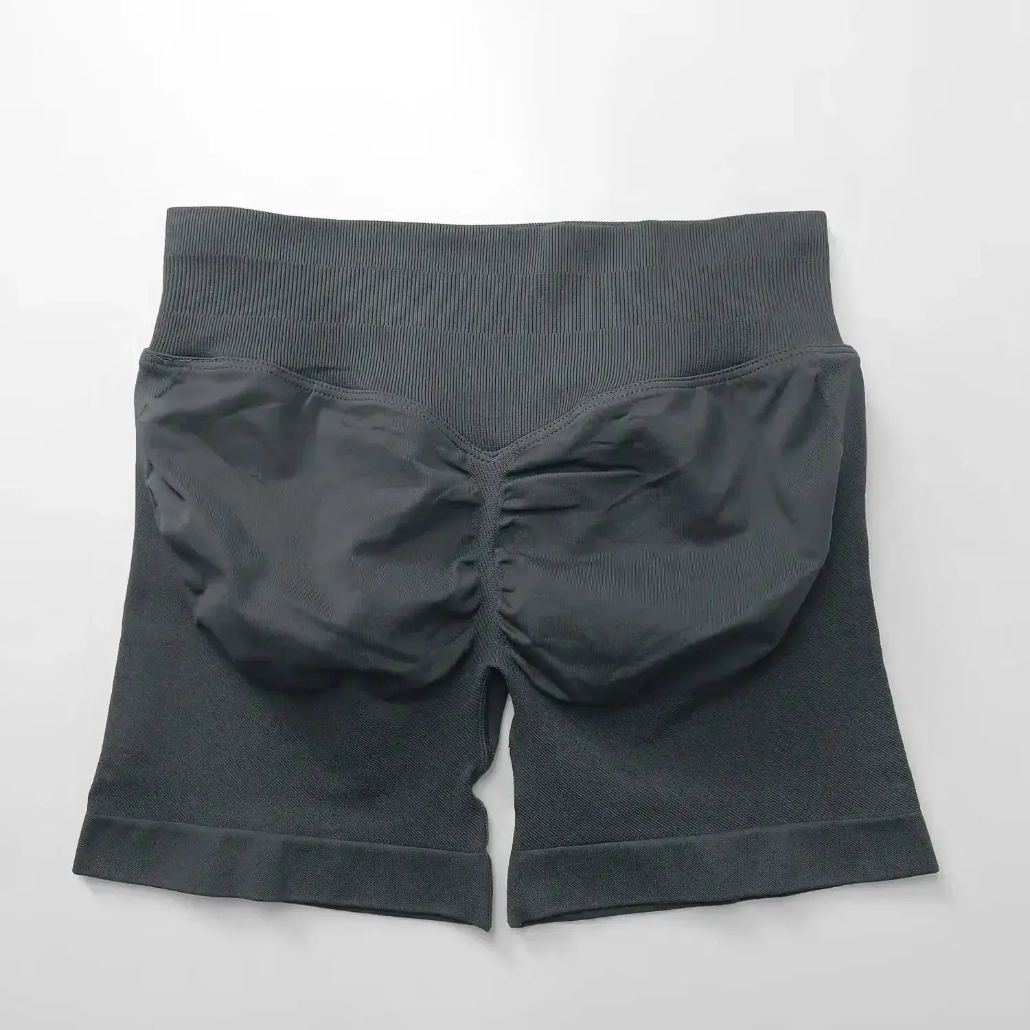 Women's seamless scrunch butt gym shorts by NCLAGEN, perfect for high-performance fitness and yoga workouts.