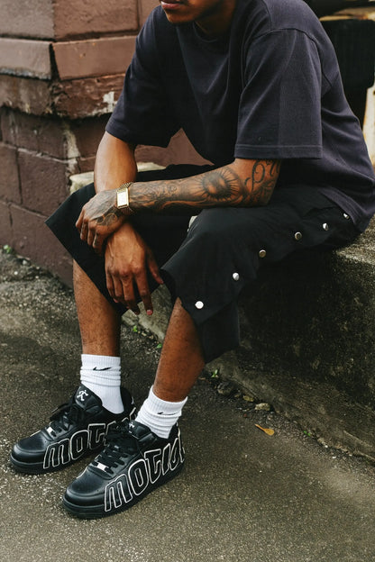 Side Snap Shorts - Plush Fashion Hub