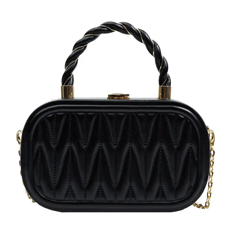 Small Square Chain Shoulder Bag For Women - Plush Fashion Hub