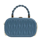 Small square chain shoulder bag for women by Plush Fashion Hub, premium PU leather crossbody handbag with stylish design.