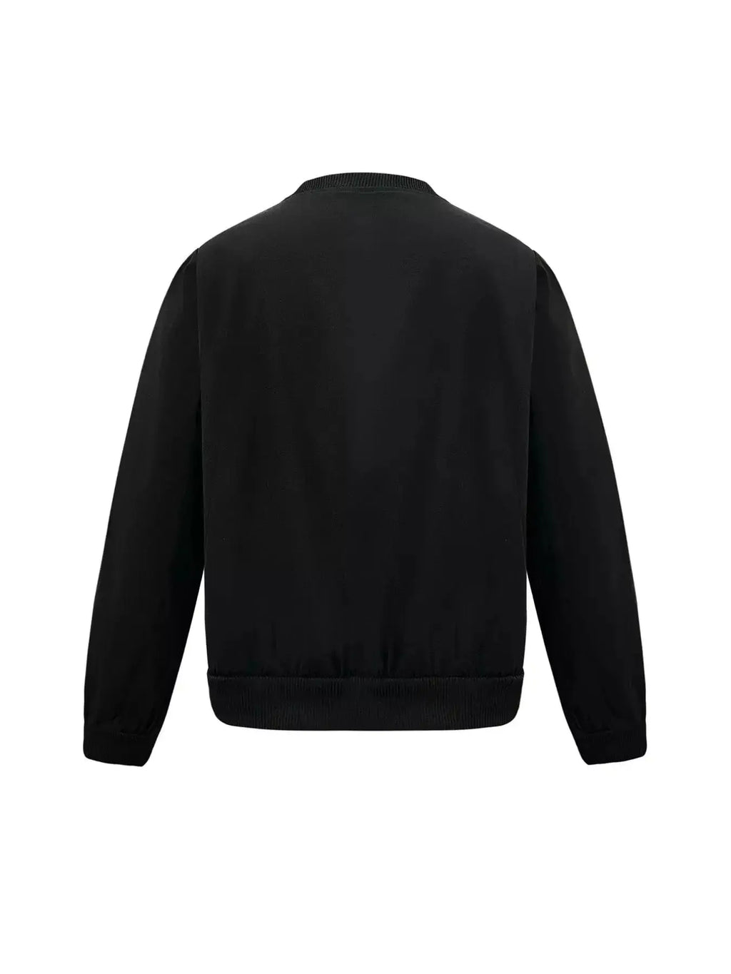 Women's cropped bomber jacket by Trendsi featuring snap buttons, lightweight casual outerwear with a modern, stylish design.