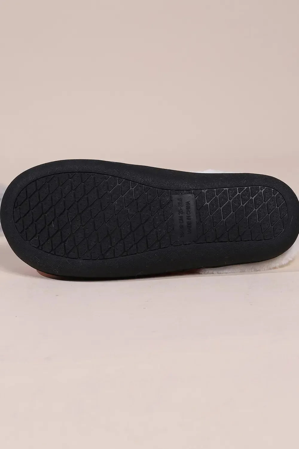 Snowman Round Toe Faux Fur Slippers - Plush Fashion Hub