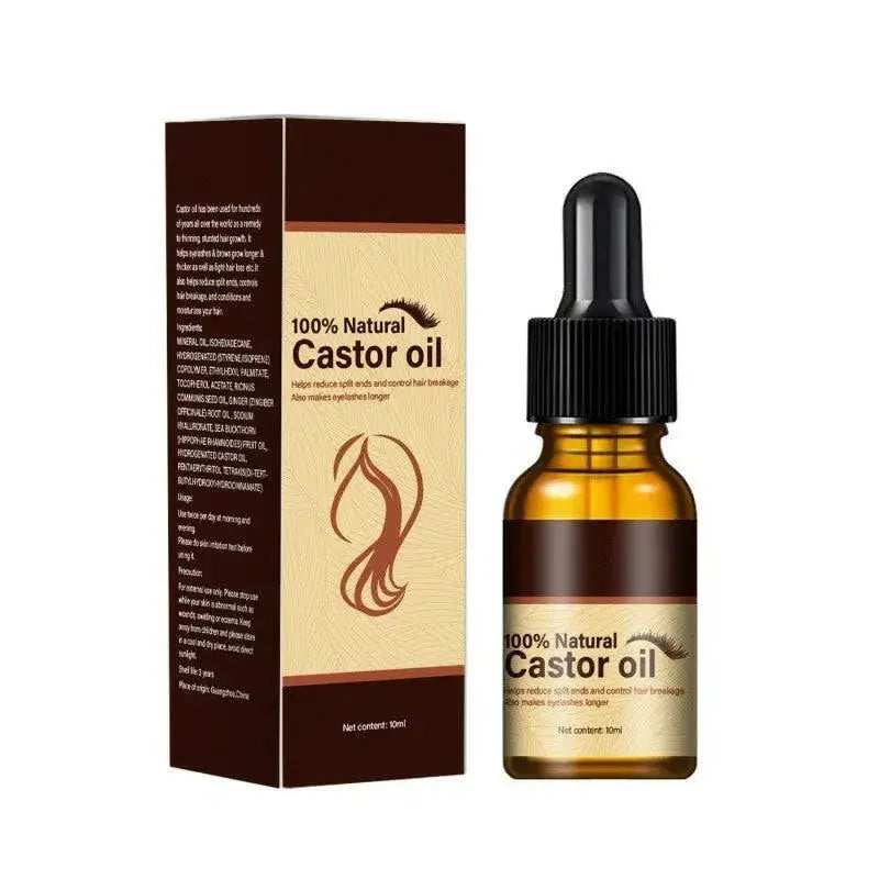Plush Fashion Hub nourishing oil for eyebrows and eyelashes, moisturizing and strengthening hair roots for natural growth.
