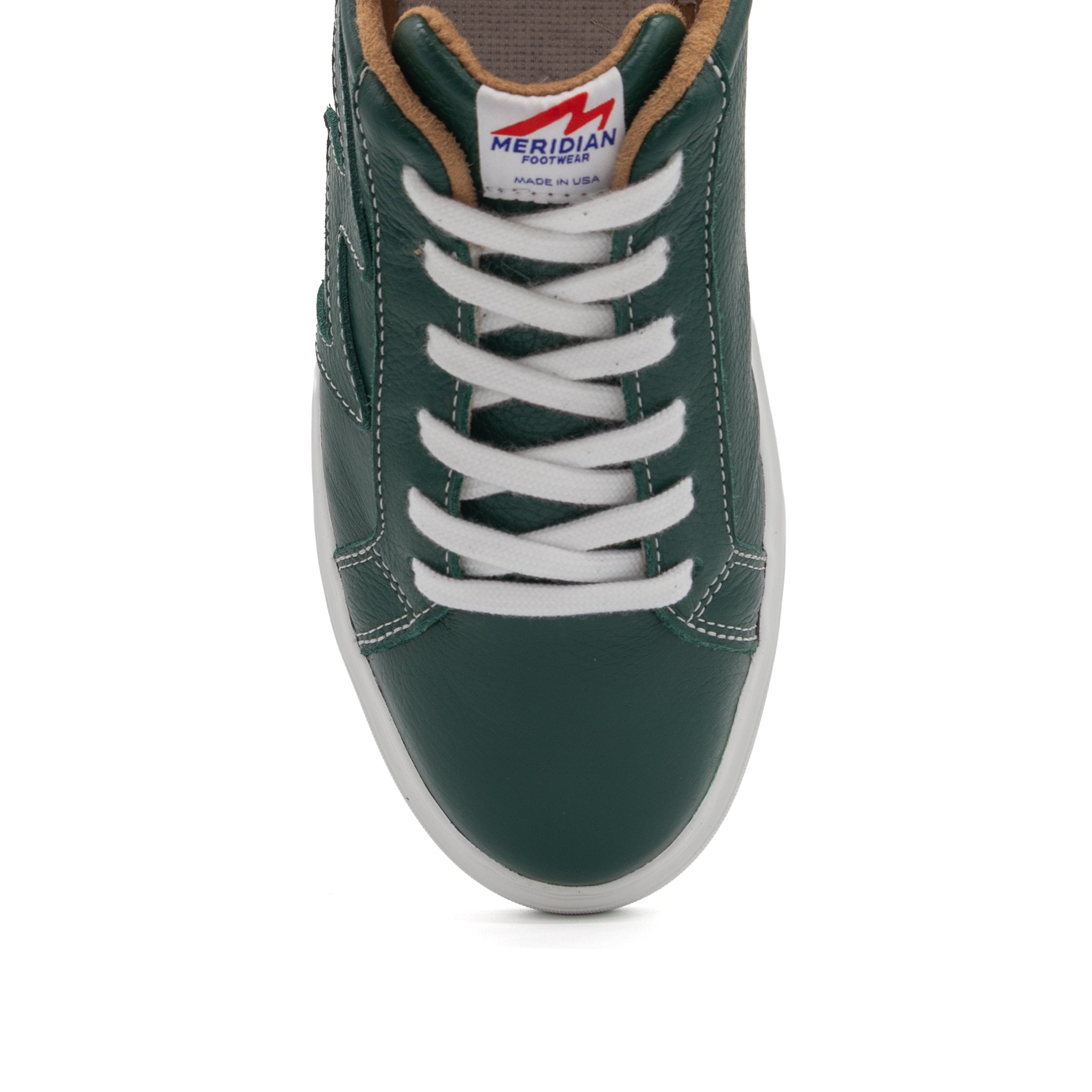BLKSWN Footwear 601 Solid Forest lowtop sneaker with green suede upper and white rubber sole, casual and stylish footwear.