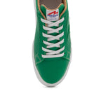 Green BLKSWN Footwear lowtop sneaker in solid design with clean, minimal style.
