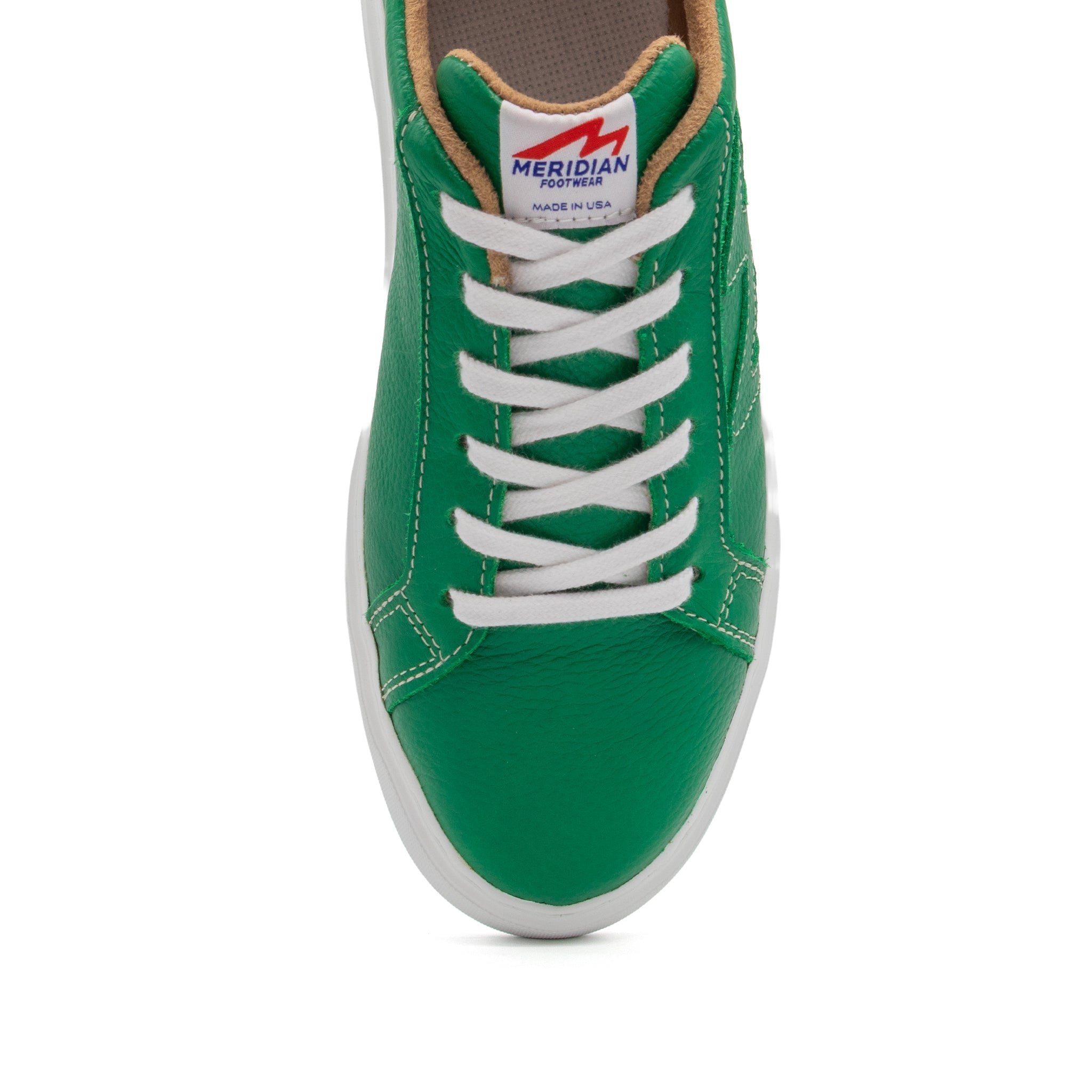 Green BLKSWN Footwear lowtop sneaker in solid design with clean, minimal style.