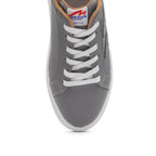 Grey BLKSWN Footwear 601 Solid low-top sneakers with a sleek, minimalist design and clean grey finish.