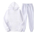 Oversized women's hooded sweatshirt and jogger lounge set in sparkling 220g polyester fabric by Plush Fashion Hub.