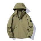 Social Buzz eSIMs mountain hiking jacket, breathable waterproof windproof outerwear for spring and autumn camping and mountaineering.