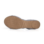 Talaria Flats stone grey shoes with smooth upper and durable sole, stylish and comfortable flats for everyday wear