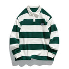 Striped Cotton Polo Jersey - Plush Fashion Hub