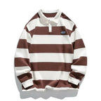 Striped Cotton Polo Jersey - Plush Fashion Hub