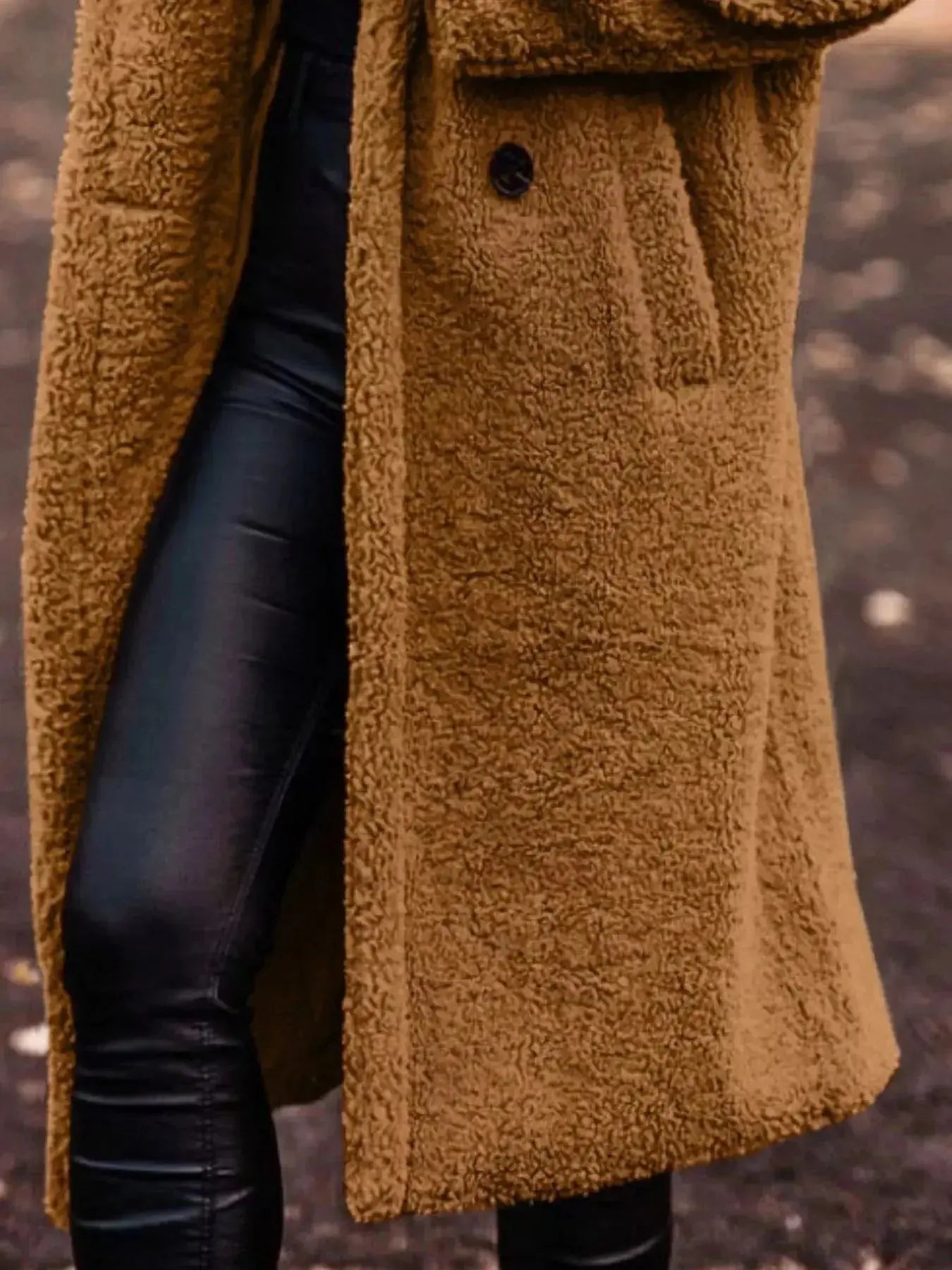 Lightweight teddy bear longline hooded jacket by Plush Fashion Hub, soft plush outerwear with cozy hood and relaxed fit.