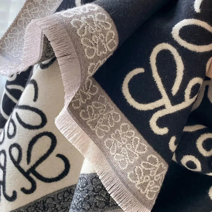 Textured Raw Hem Winter Scarf - Cozy Essential - Plush Fashion Hub