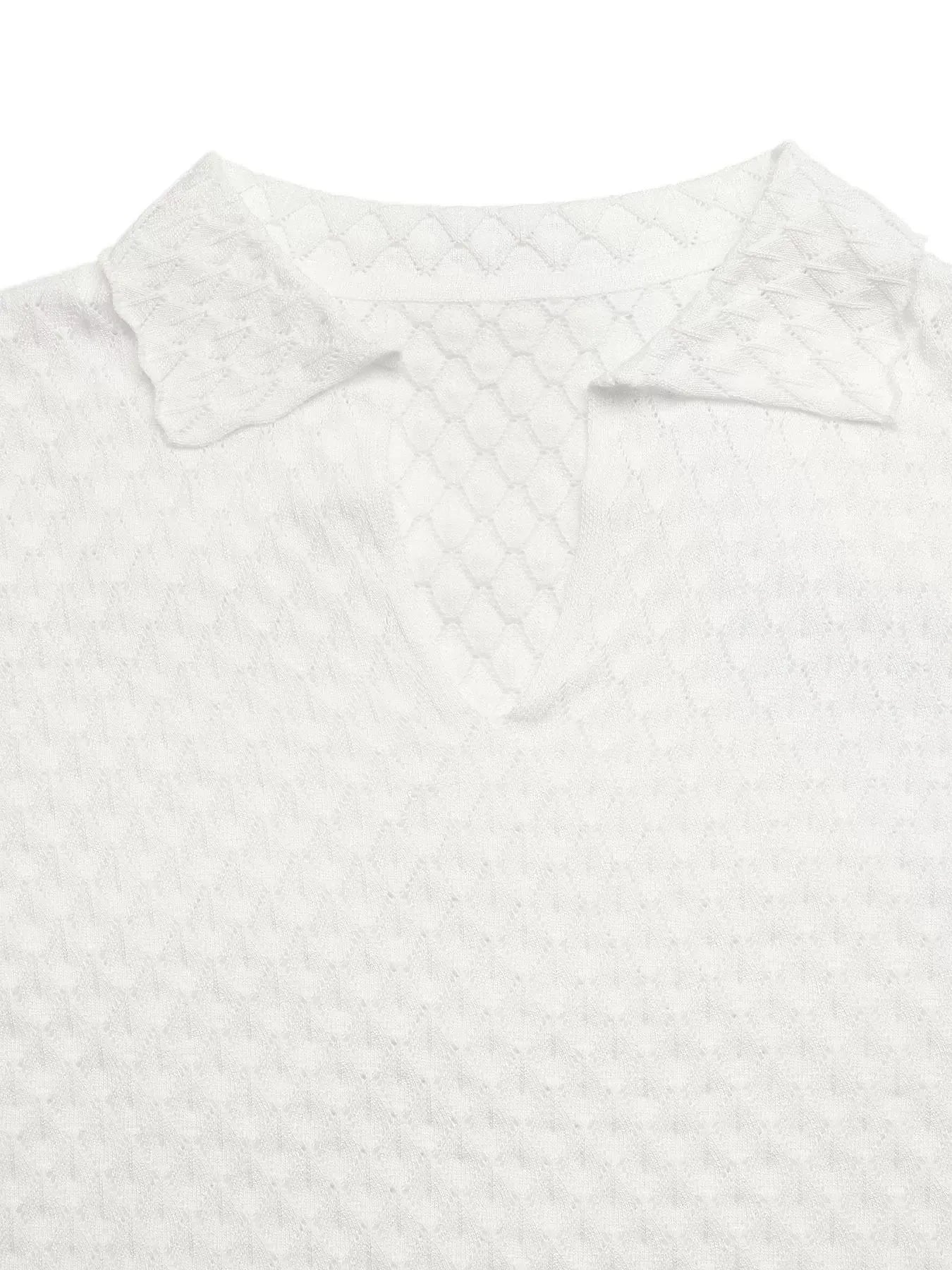 Textured Short Sleeve Knit Top - Plush Fashion Hub