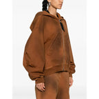 The Attico Brown Jackets - Oversized Jackets Women - Plush Fashion Hub