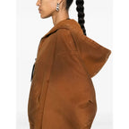 The Attico Brown Jackets - Oversized Jackets Women - Plush Fashion Hub