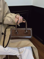 Top Handle Crossbody Bag - Plush Fashion Hub