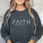 Trendy Faith Sweatshirt Bible Verse Shirt Christian Clothing - Plush Fashion Hub