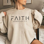 Trendy Faith Sweatshirt Bible Verse Shirt Christian Clothing - Plush Fashion Hub