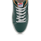 BLKSWN Footwear 601 Two-Tone low-top sneakers featuring forest green and black color blocking, casual and stylish footwear.