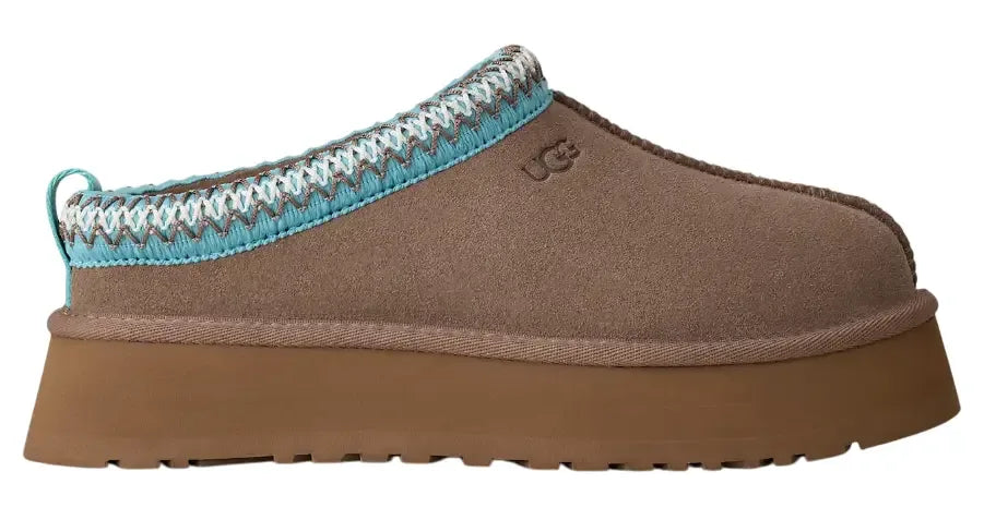 UGG Tazz Slipper Caribou Sapphire Ice (Women's) - Plush Fashion Hub
