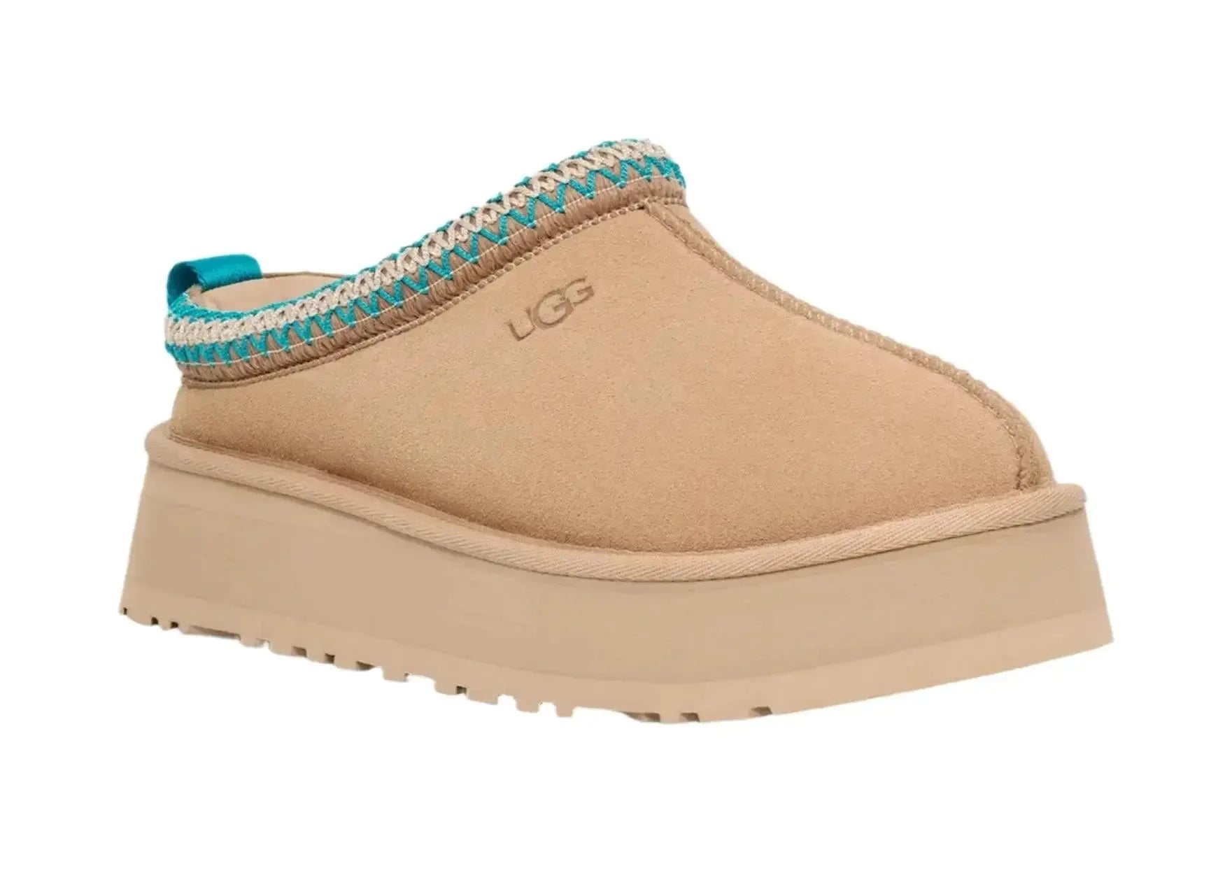 UGG Tazz Slipper Driftwood / White Pepper (Women's) - Plush Fashion Hub