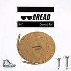 Desert tan plush fashion hub elastic shoelace with stretchy, comfortable fit for casual sneakers or athletic shoes.