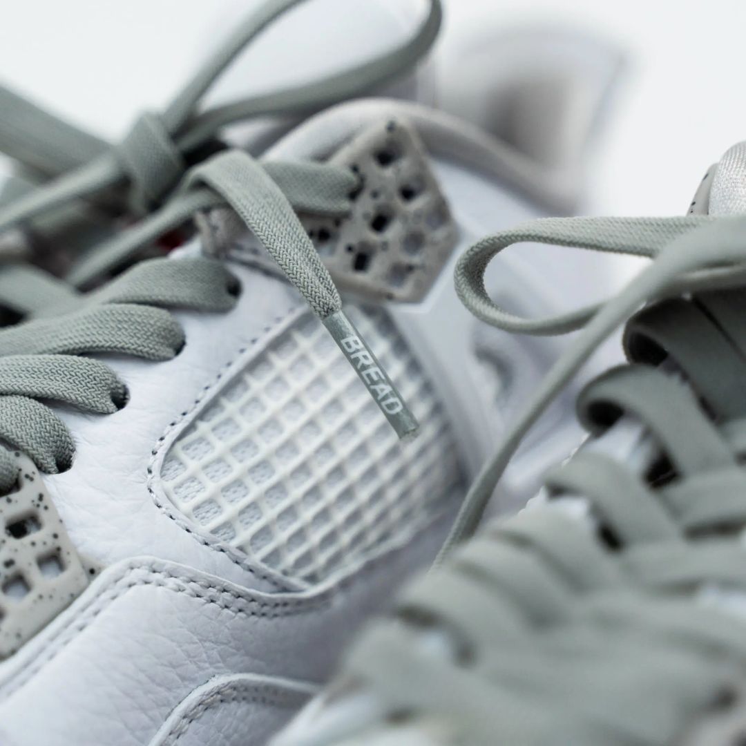 Gray elastic shoelace from Plush Fashion Hub with flexible, stretchable design, suitable for comfortable, secure fit on shoes.