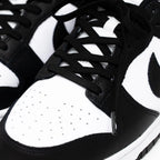 Black elastic shoelace from Plush Fashion Hub, showcasing a close-up of the stretchy, durable laces on a plain background.