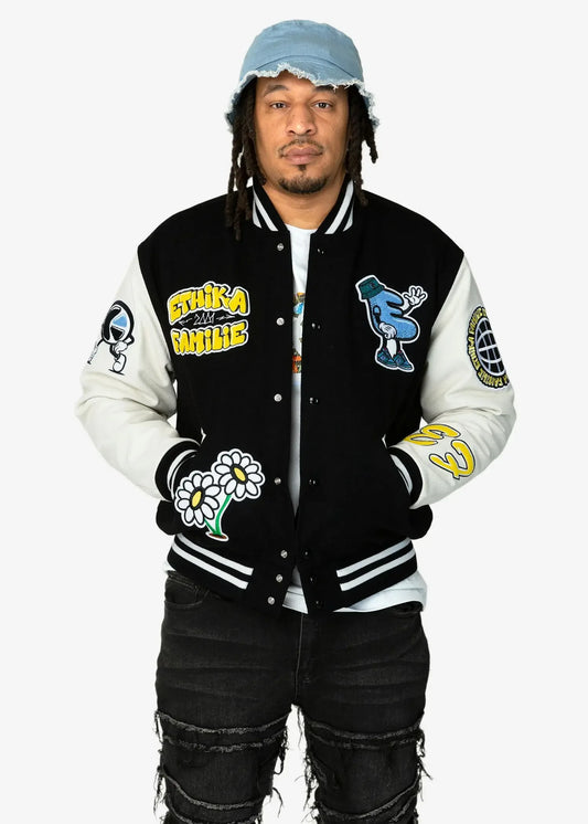 Upper Case | Varsity Jacket - Plush Fashion Hub