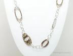 Vintage Carolyn Pollack sterling silver necklace from the Relios Collection featuring intricate design and handcrafted jewelry style.