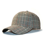 Vintage plaid baseball cap from Plush Fashion Hub featuring a classic heritage pattern, unisex adjustable hat for casual wear.