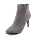Women's black super high heel pointed toe ankle boots by Trendy Attic Store01, featuring sleek design and stylish ankle height.
