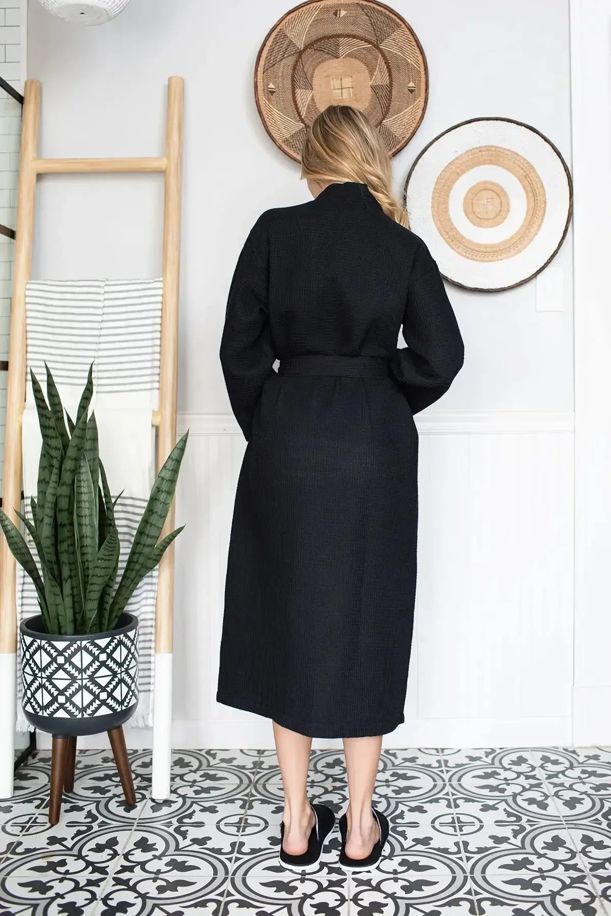 Waffle Robe Womens – Lightweight, Quick-Dry Spa Comfort - Plush Fashion Hub