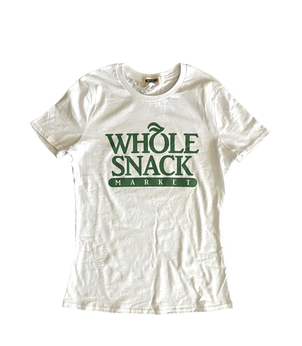 Whole Snack Tee for ladies by Plush Fashion Hub, stylish T-shirt featuring a comfortable fit and casual design.