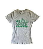 Gray Whole Snack Tee for ladies by Plush Fashion Hub, soft cotton T-shirt with casual fit and stylish design.
