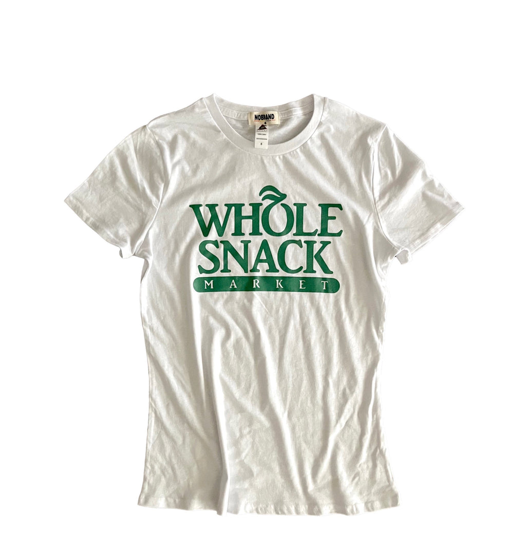 Pink Ladies' Whole Snack Tee by Plush Fashion Hub featuring a casual T-shirt with a fun snack-themed graphic.
