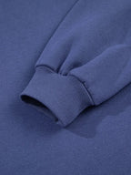 Women’s fleece-lined oversized tunic hoodie with drawstring hood, casual trendy hoodie by Trendsi.